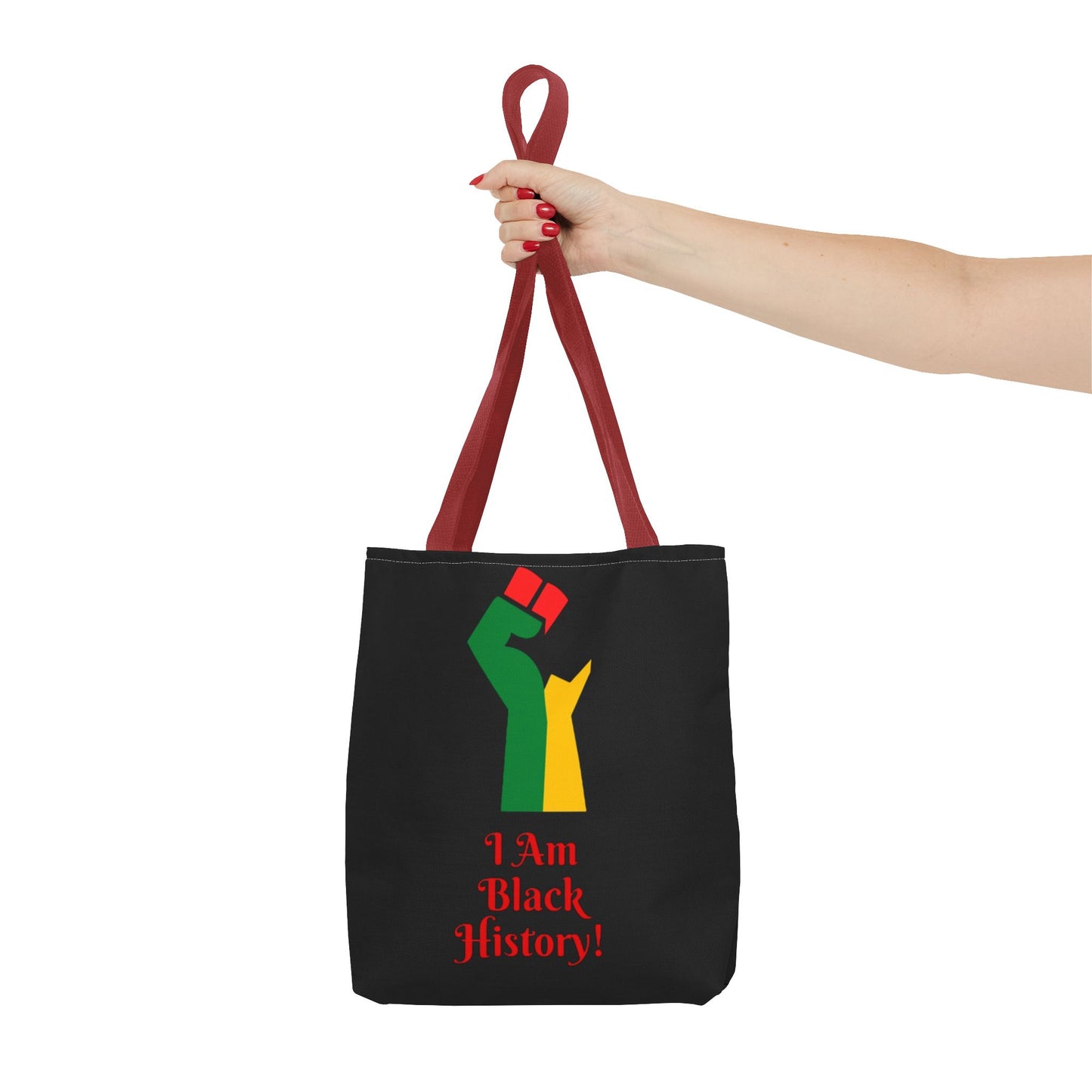 Empowering Black History Tote Bag - "I Am Black History!"