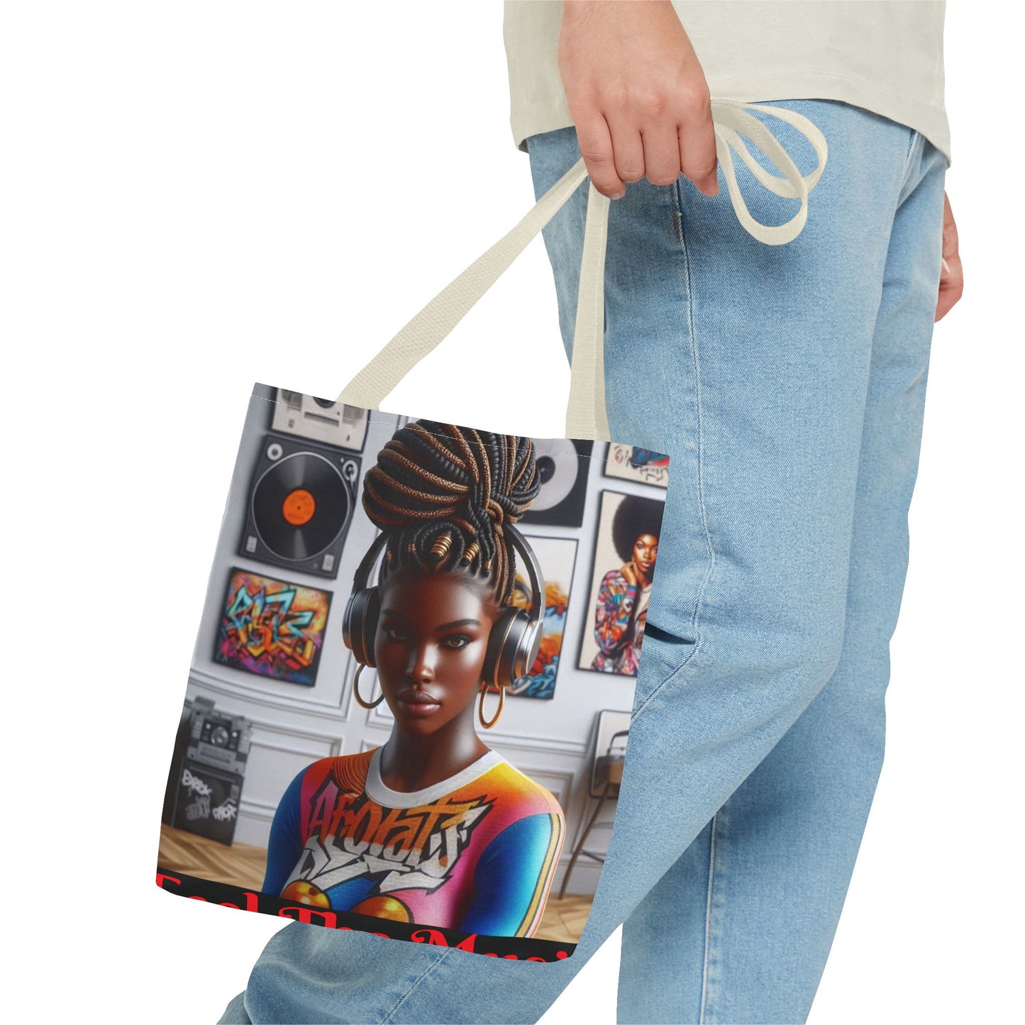 Feel The Music Tote Bag (AOP) #FM17
