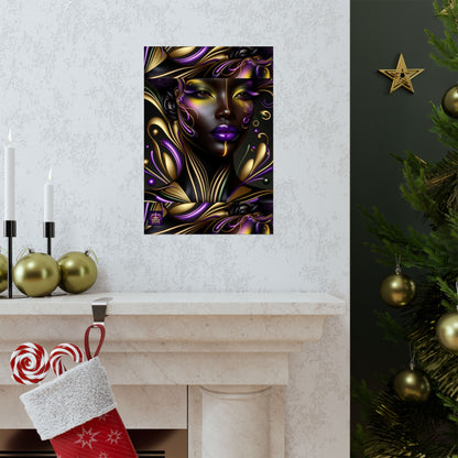 Purrple Reign Matte Vertical Posters #PR7