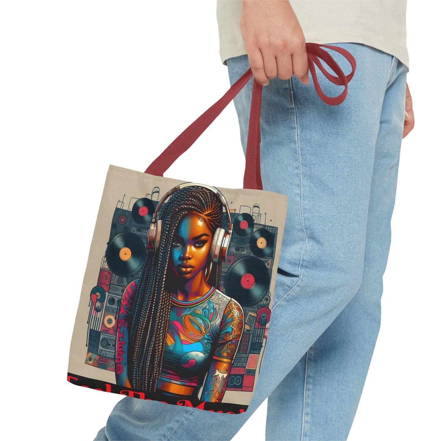 Feel The Music Tote Bag (AOP) #FM2