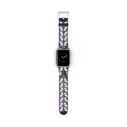 Colorful Butterfly Beauty Watch Band, Adjustable Smartwatch Strap, Floral Pattern, Unique Gift, Spring Fashion Must-Have #BB1