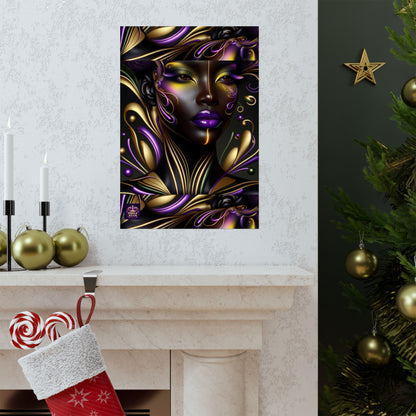 Purrple Reign Matte Vertical Posters #PR7