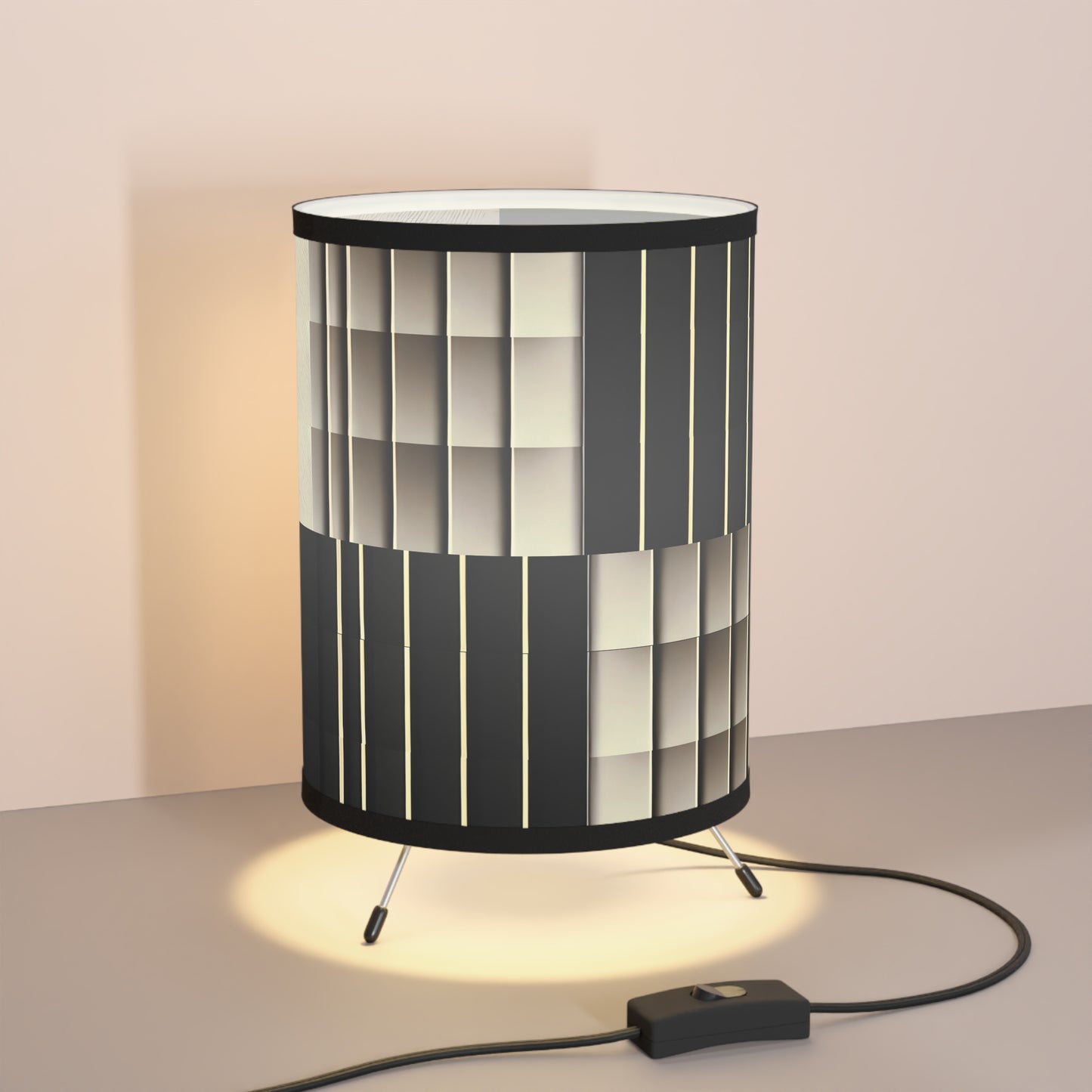 Duality Tripod Lamp with High-Res Printed Shade, US\CA plug #DLTY1