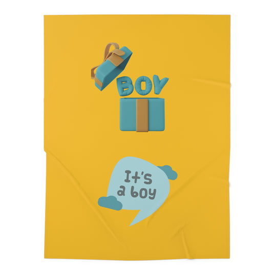 It's A Boy Baby Swaddle Blanket #IAB3