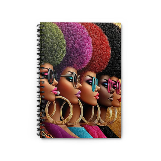 Vibrant Afro-Chic Spiral Notebook, Colorful Notebook for Writers, Gift for [...]