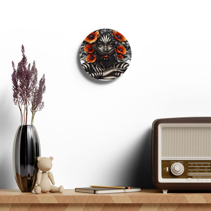Zebra Fantasy Acrylic Wall Clock #ZF29