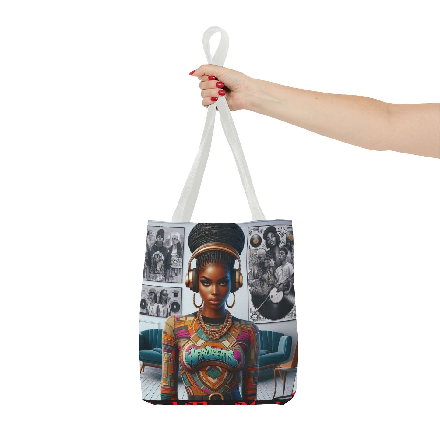 Feel The Music Tote Bag (AOP) #FM13