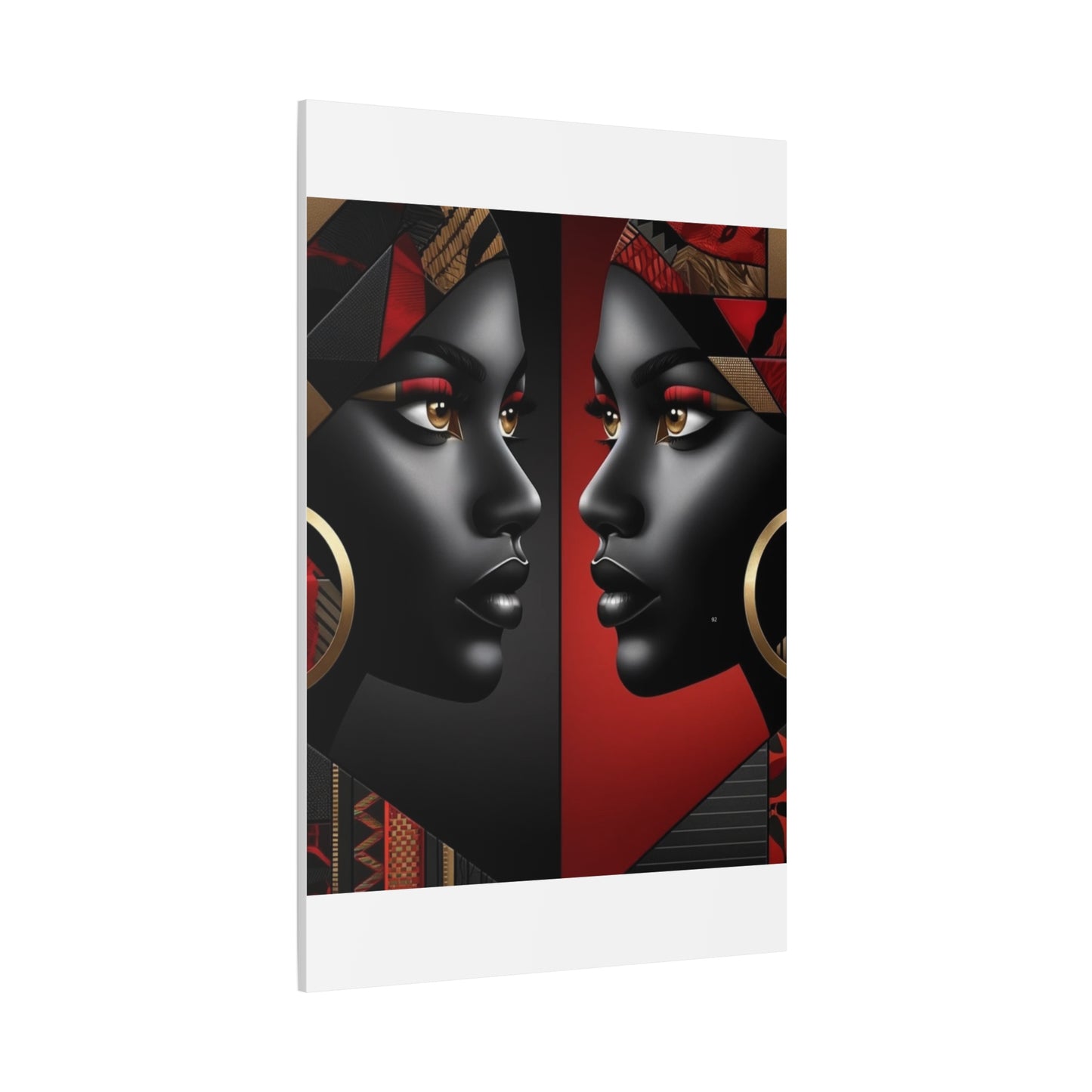 Dual Faced Matte Canvas, Stretched, 1.25" #DF1