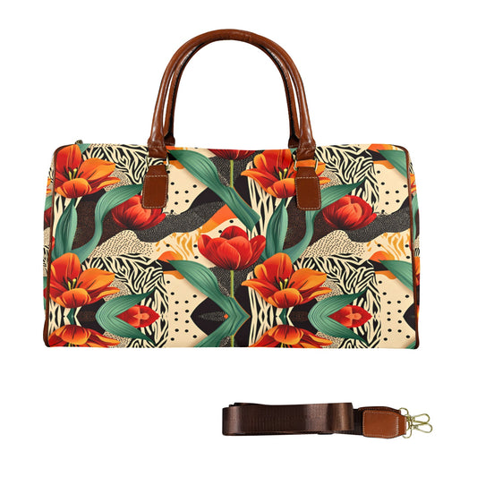 Orange Tulip Large Capacity Travel Bag-Large (Brown Short Patch) (1737) Large Capacity Travel Bag-Large (Brown Short Patch) (1737)