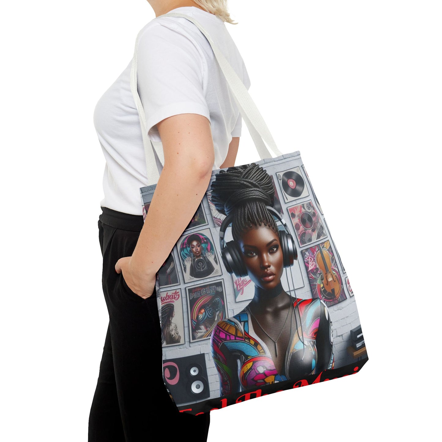 Feel The Music Tote Bag (AOP) #FM20