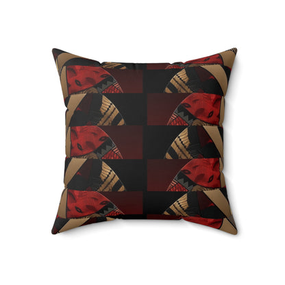 Dual Faced Spun Polyester Square Pillow #DF1