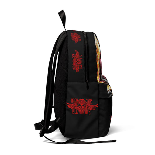 Born To Ride Unisex Classic Backpack #13M