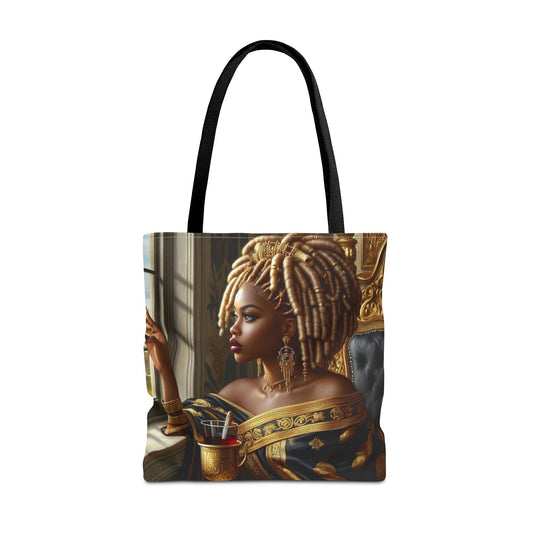 Sitting Queen Tote Bag (AOP) #T6