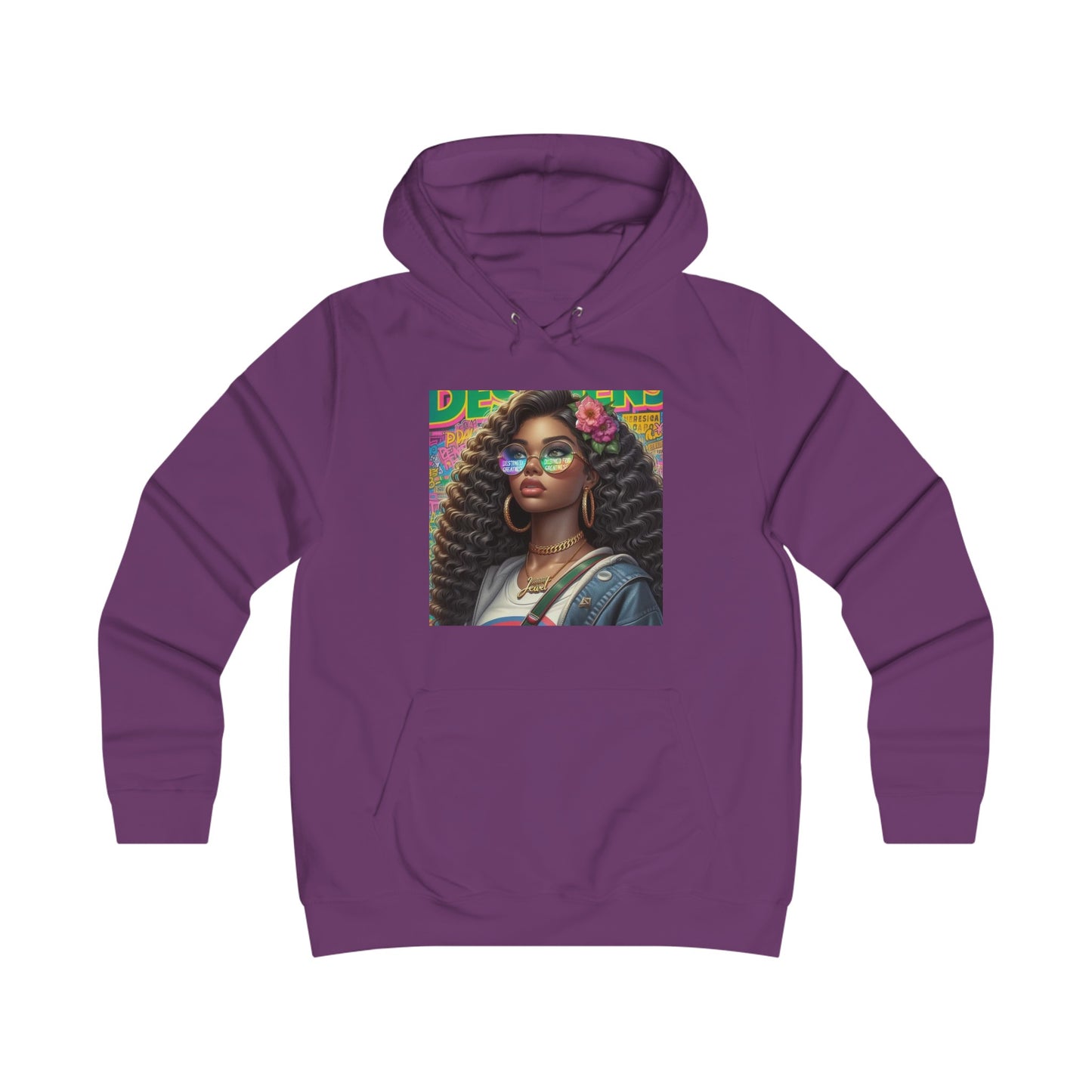 Destined For Greatness Girlie College Hoodie #33