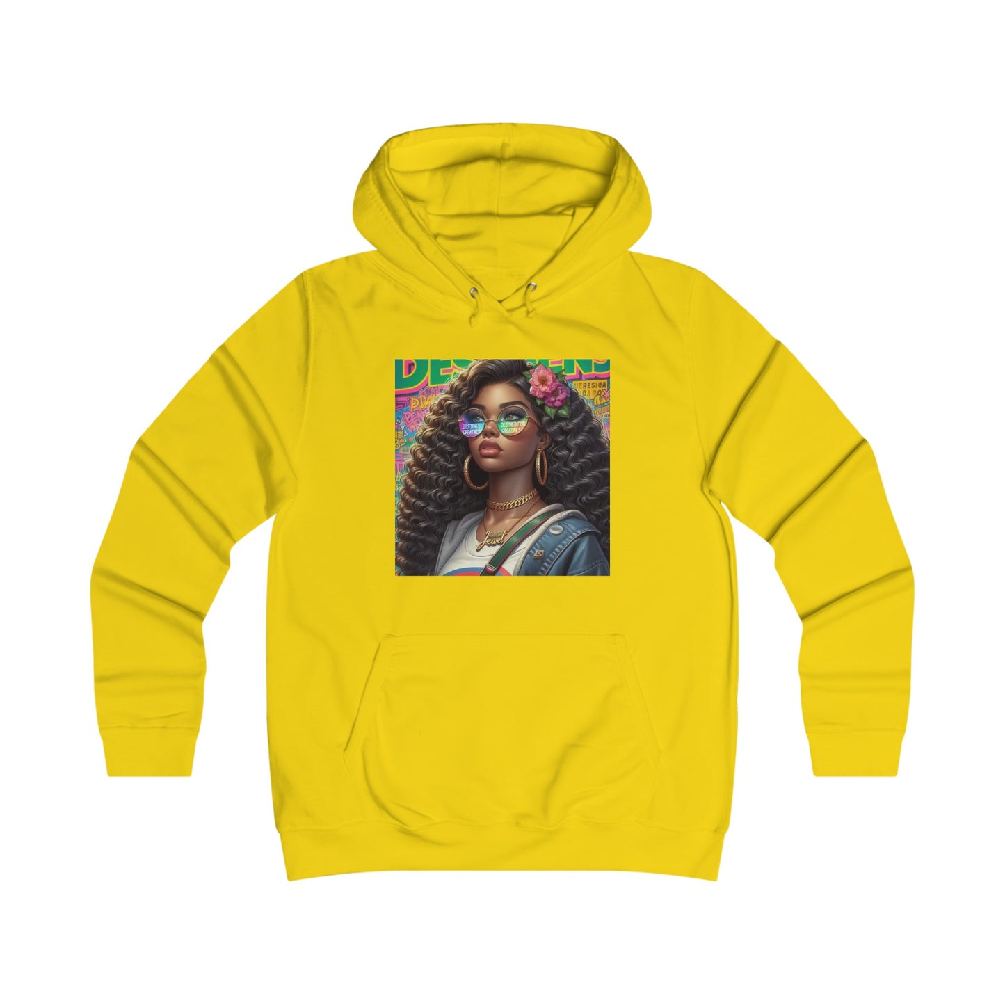 Destined For Greatness Girlie College Hoodie #33
