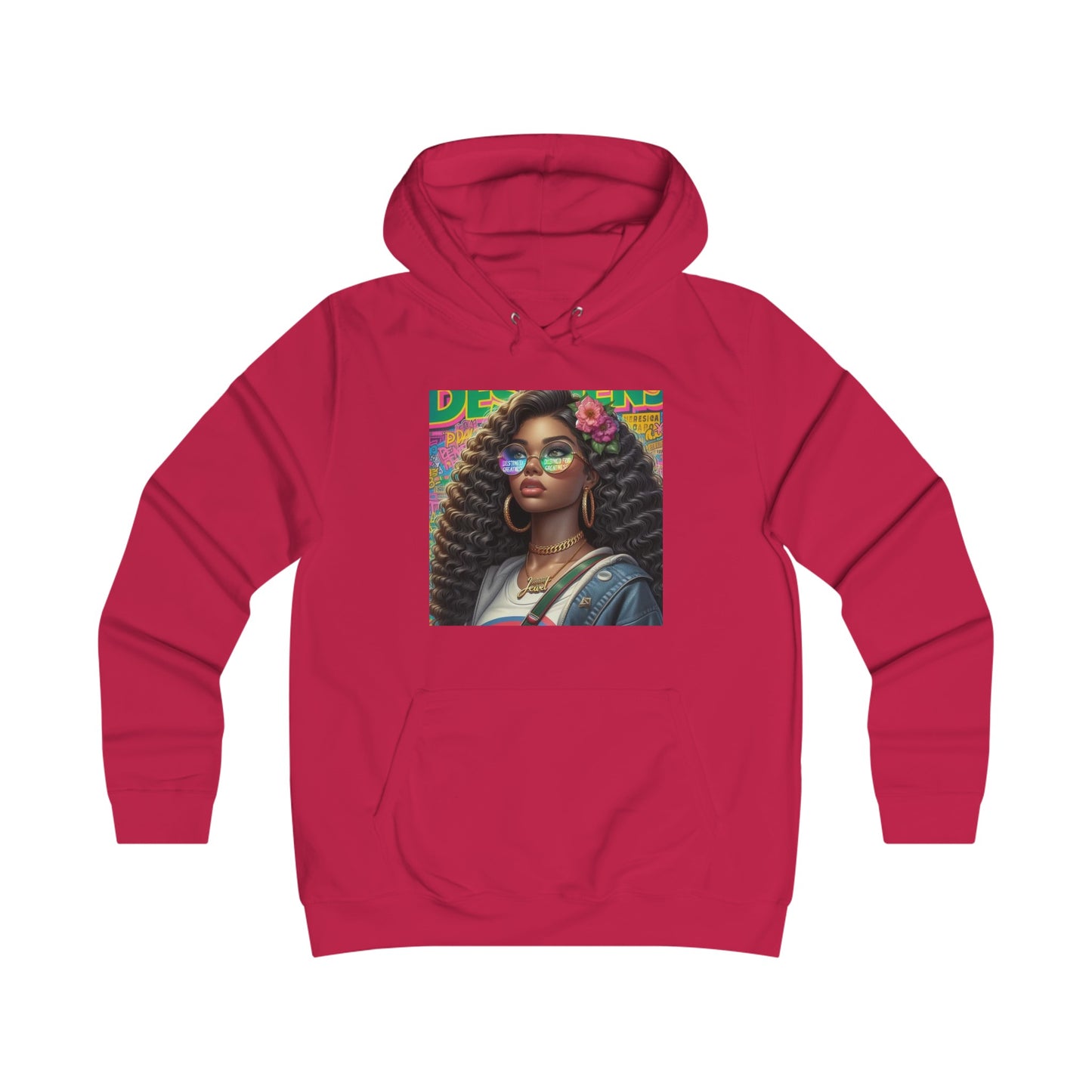 Destined For Greatness Girlie College Hoodie #33