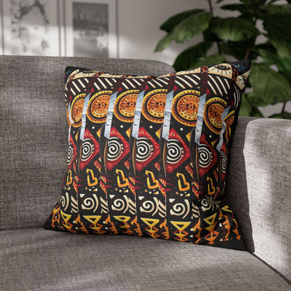 Cracked Beauty Spun Polyester Square Pillowcase #CB3