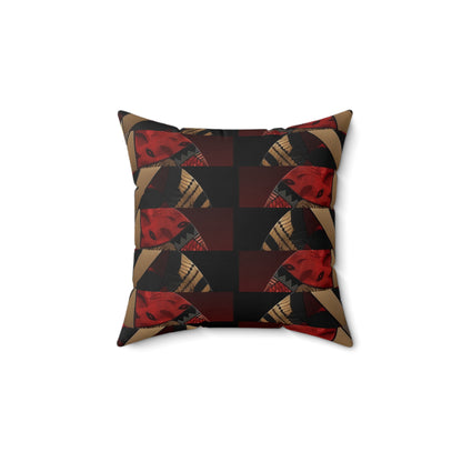 Dual Faced Spun Polyester Square Pillow #DF1