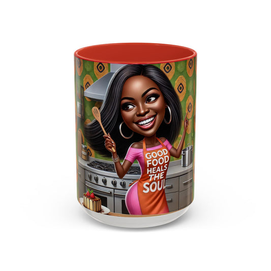 Soulful Bites and Kitchen Delights Accent Coffee Mug (11, 15oz) #SBKD1