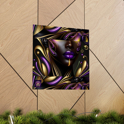 Purrple Reign Matte Vertical Posters #PR7