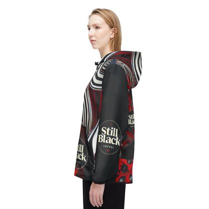Still Black Windbreaker Jacket (AOP) #SB16