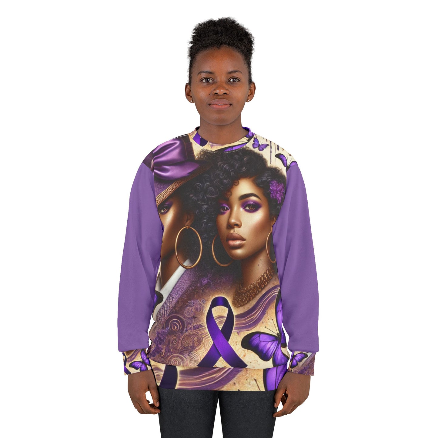 Lupus Thriver Resilience Unisex Sweatshirt (AOP) #LTR3