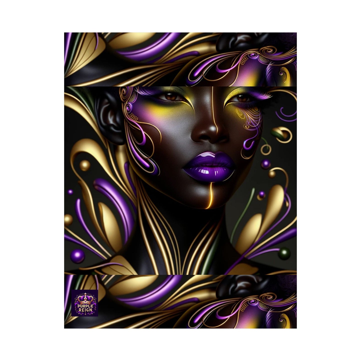 Purrple Reign Matte Vertical Posters #PR7