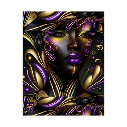 Purrple Reign Matte Vertical Posters #PR7