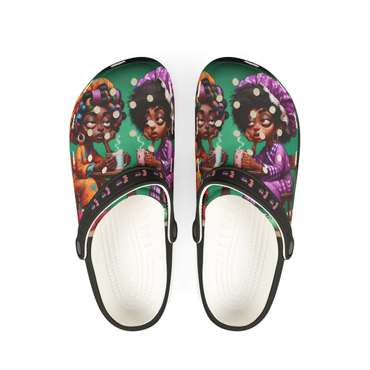 Monday Vibes EVA Foam Rubber Shoes (AOP) #MV5