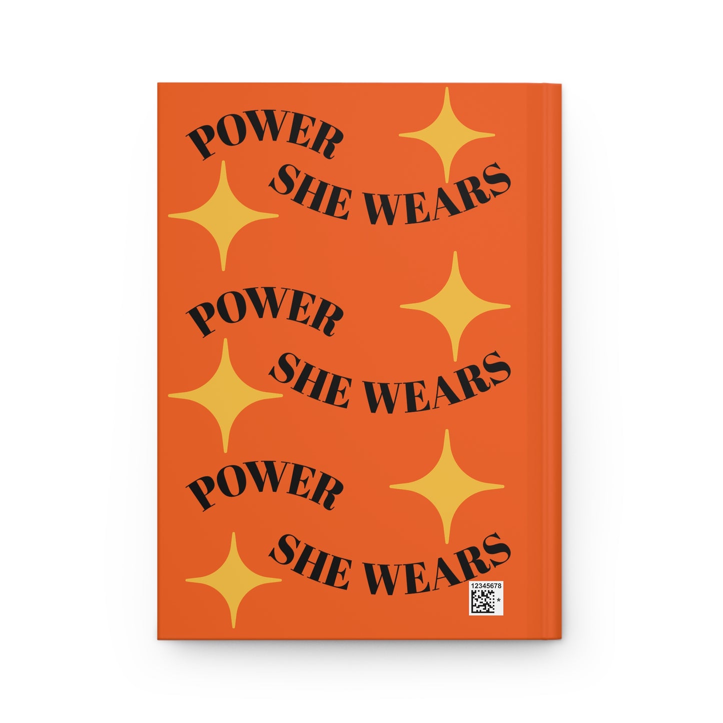 Power She Wears, Empowerment Afrocentric Hardcover Journal - Matte Cover