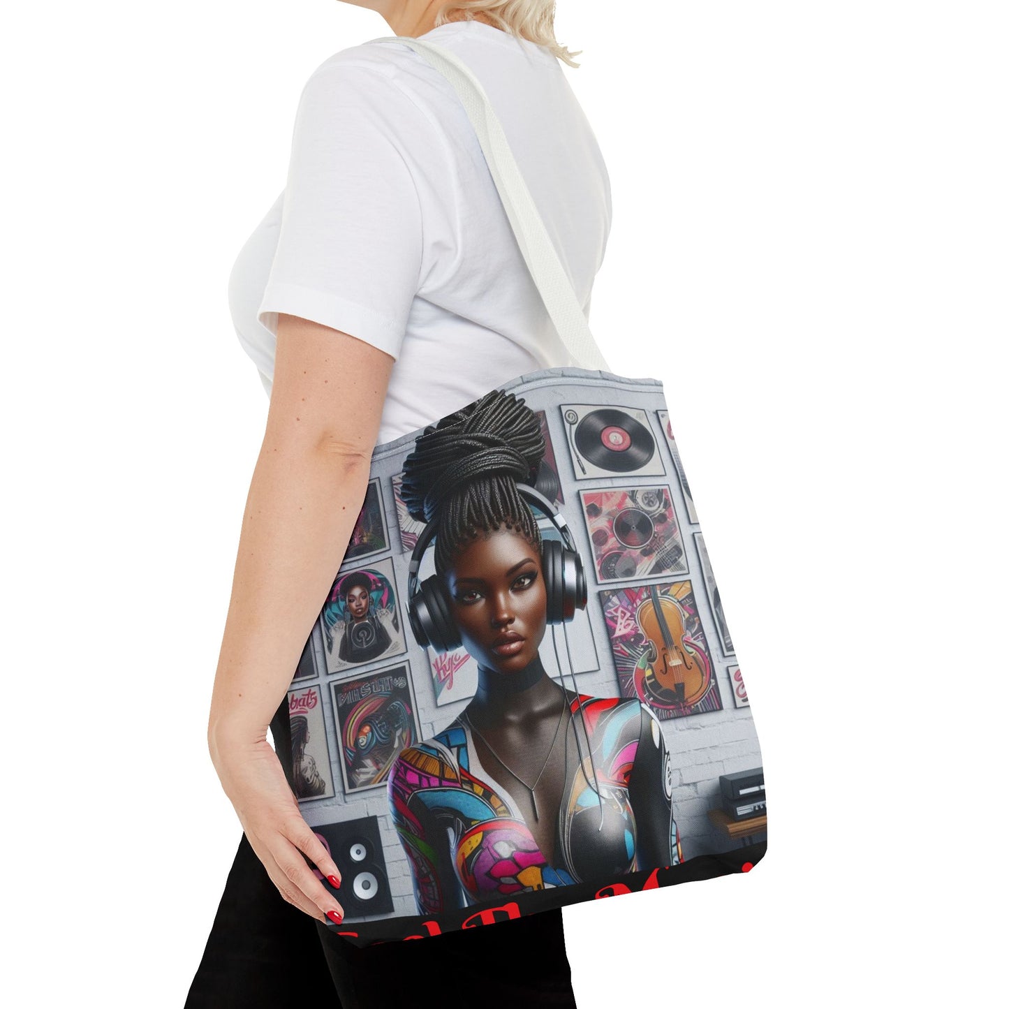Feel The Music Tote Bag (AOP) #FM20