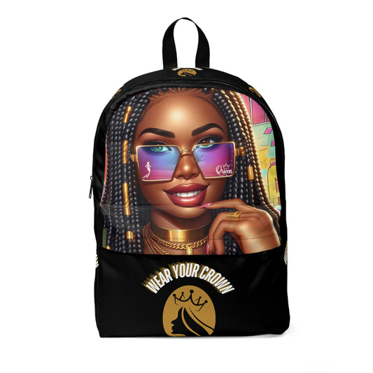 Queen-Wear Your Crown Unisex Classic Backpack #11