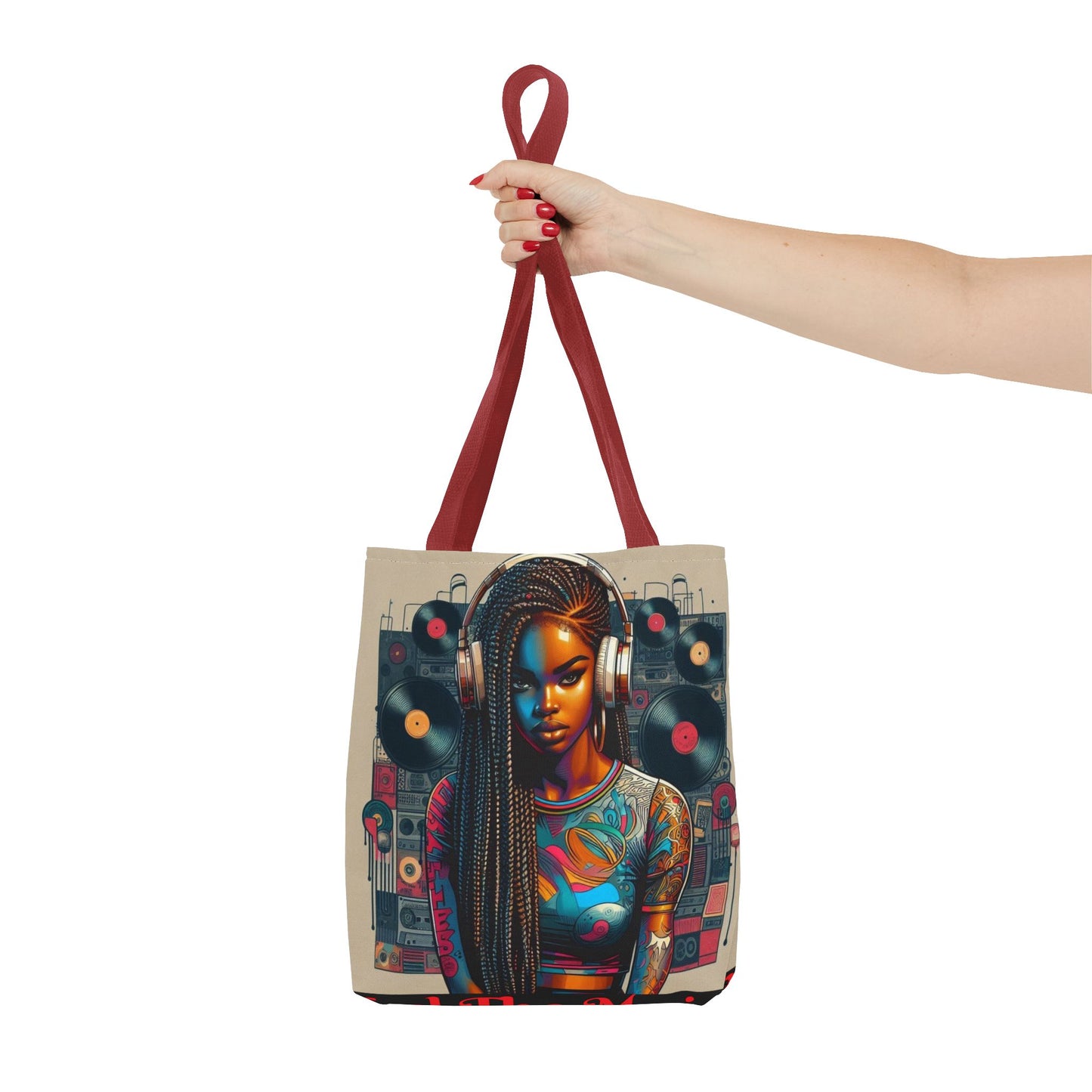 Feel The Music Tote Bag (AOP) #FM2