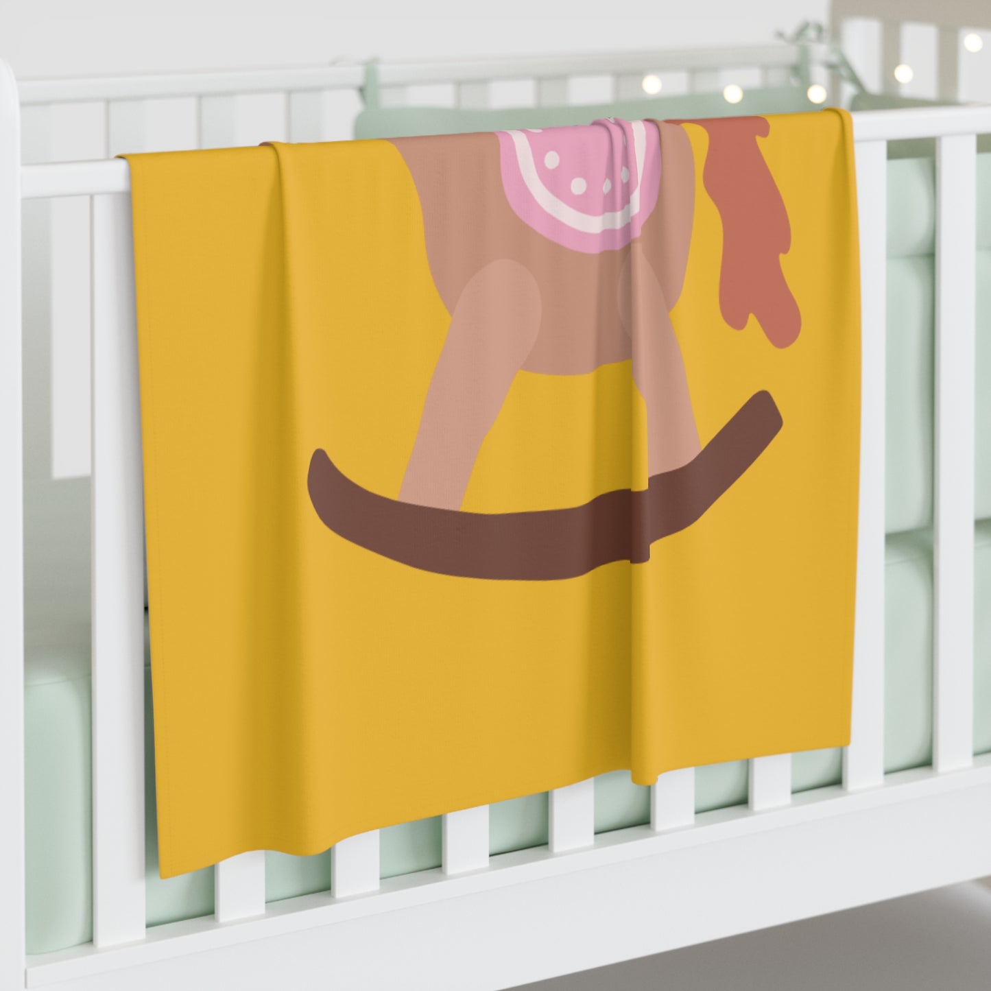 Rocking Horse Baby Swaddle Blanket #RH1
