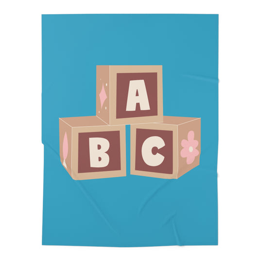 ABC Baby Swaddle Blanket #ABC1
