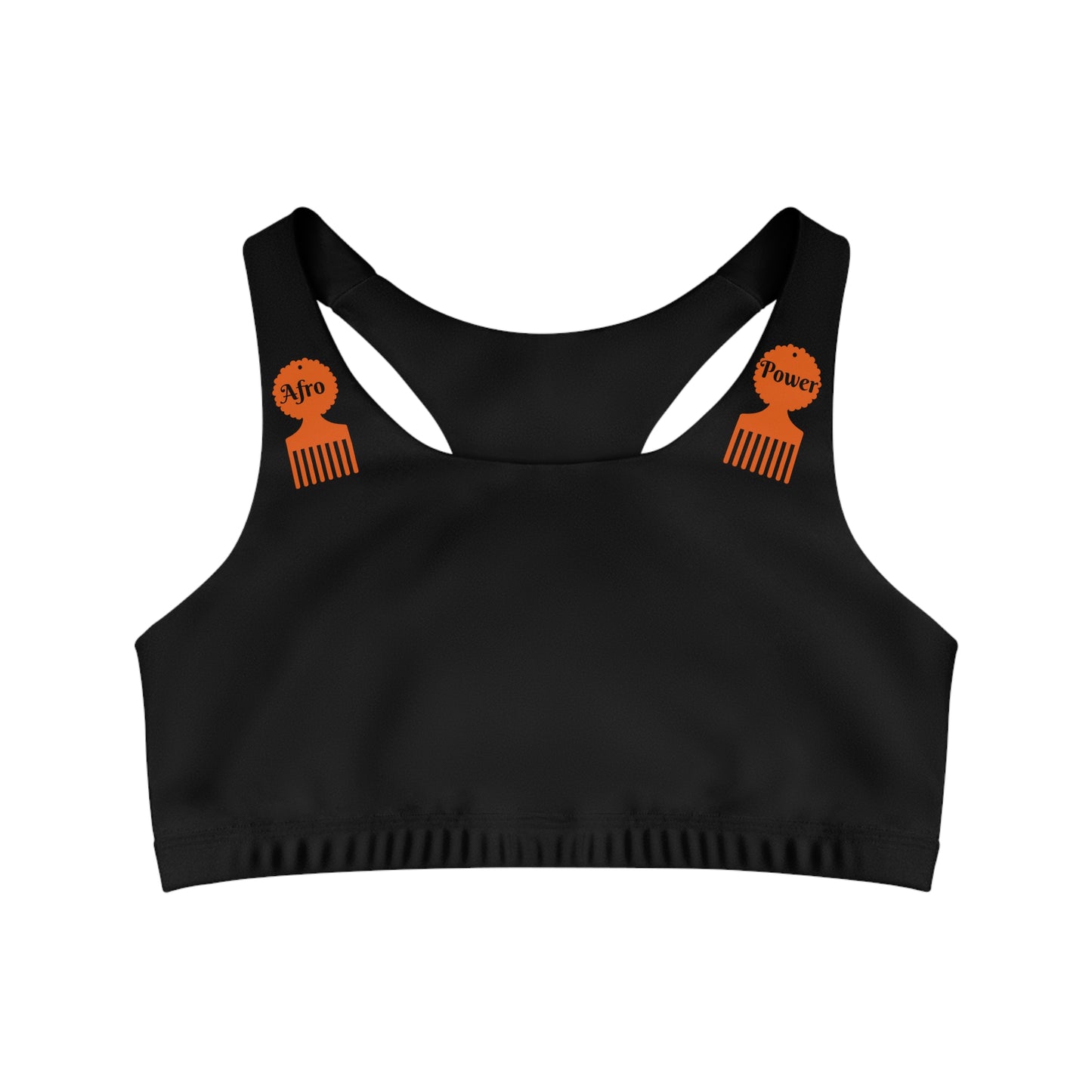 Afro Power Seamless Sports Bra (AOP) #AP1