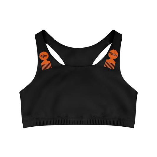 Afro Power Seamless Sports Bra (AOP) #AP1