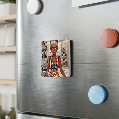 Apple Pie Heist Porcelain Magnet, Square #APH1