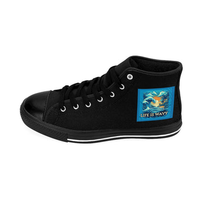 Life is Wavy Women's Classic Sneakers #LW3