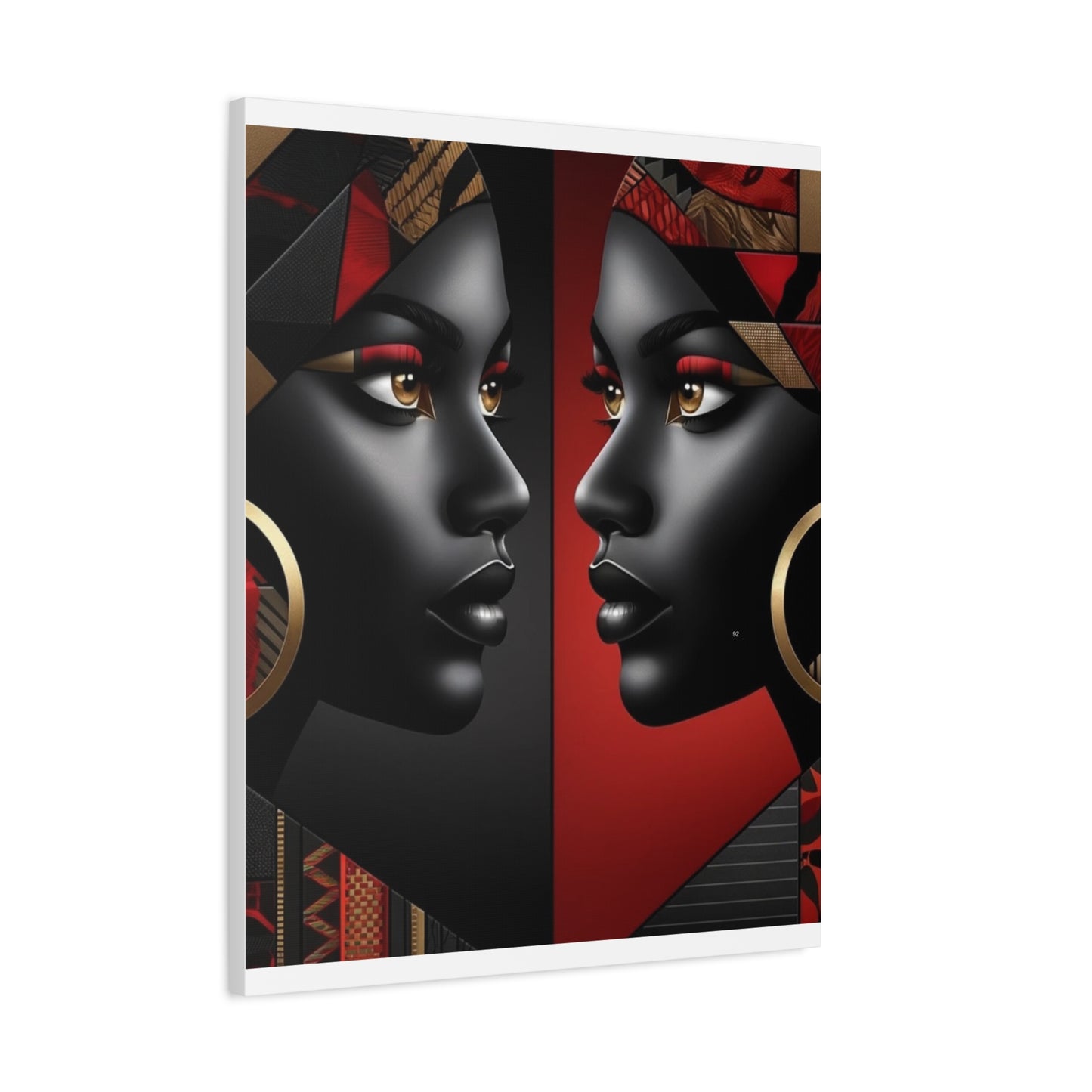 Dual Faced Matte Canvas, Stretched, 1.25" #DF1