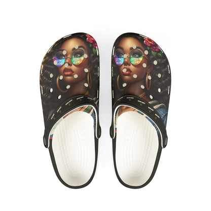 Destined For Greatness EVA Foam Rubber Shoes (AOP) #33U
