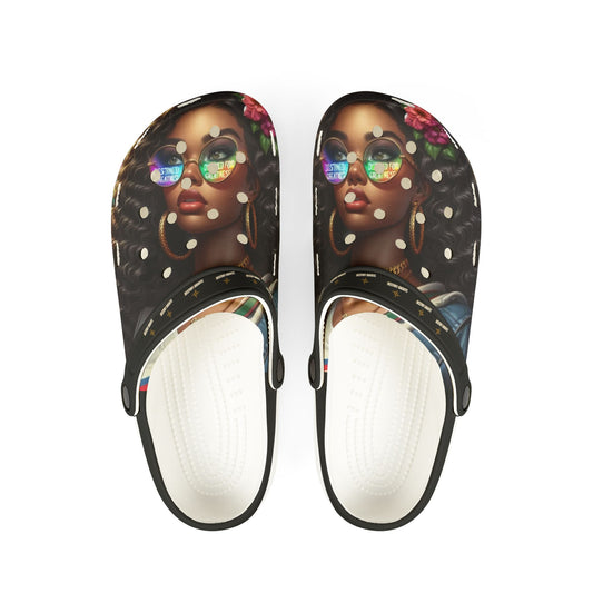 Destined For Greatness EVA Foam Rubber Shoes (AOP) #33U