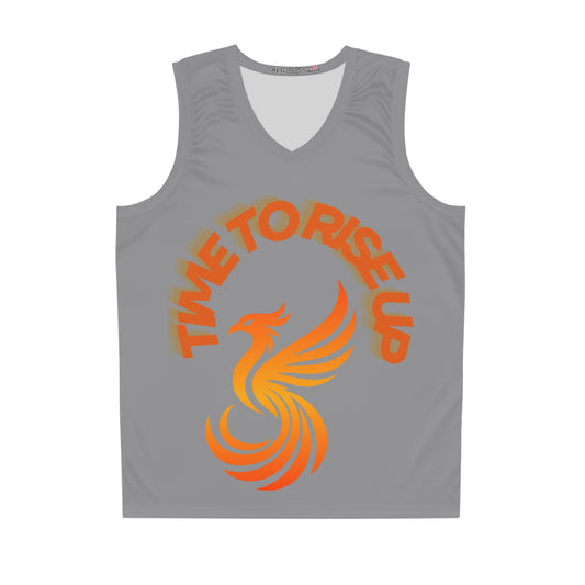 Time To Rise Up Basketball Jersey (AOP) #TTRU8