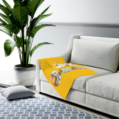 Train Baby Swaddle Blanket #TR1