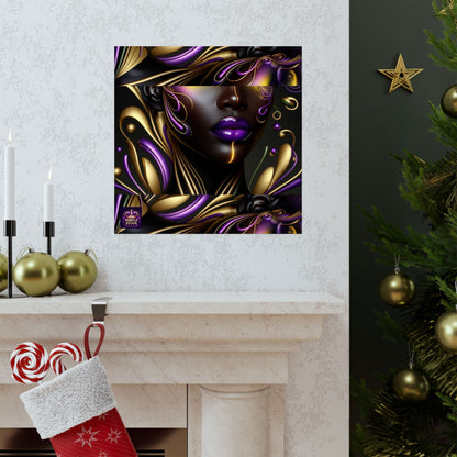 Purrple Reign Matte Vertical Posters #PR7