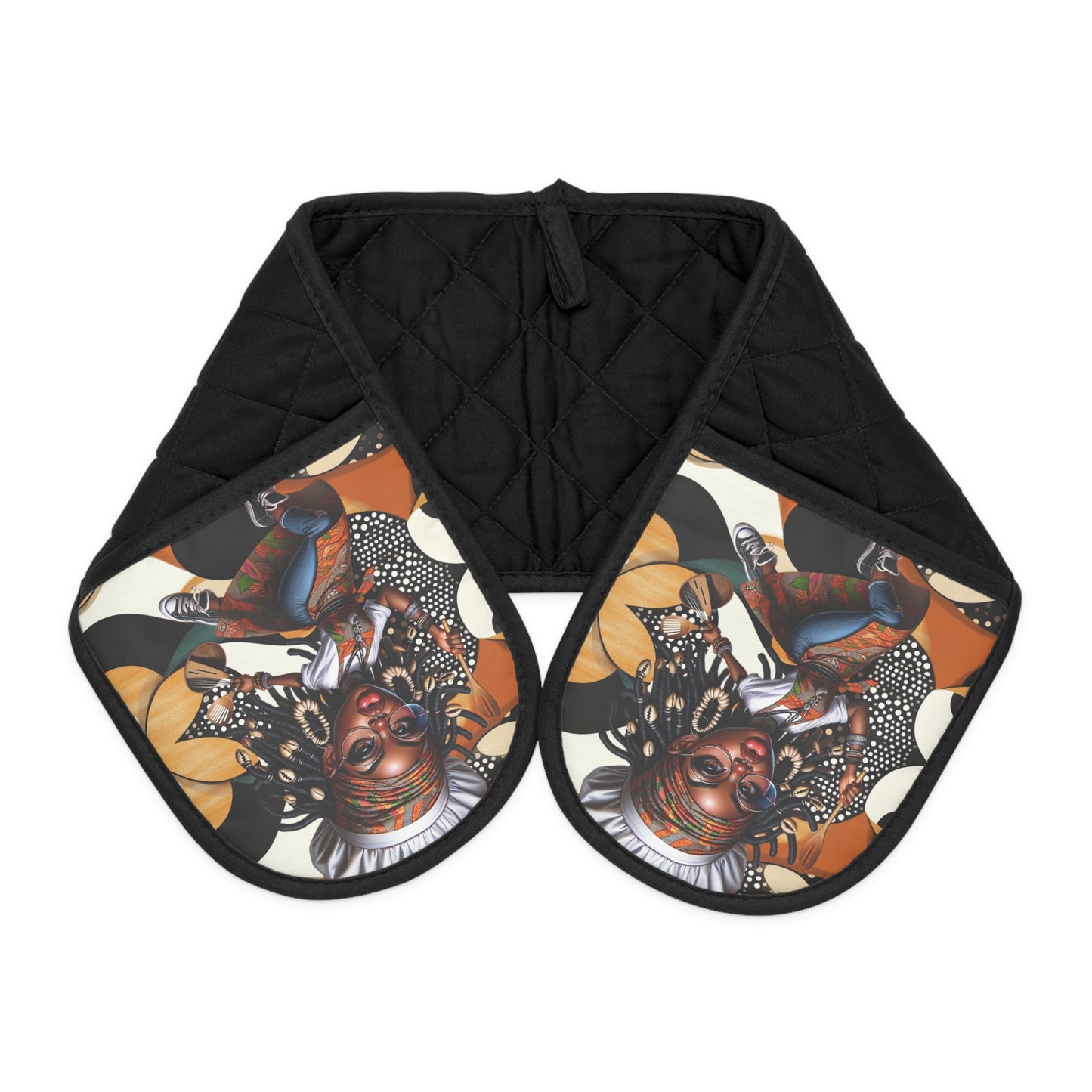 Ankara Print Oven Mitts, African Kitchen Decor, Afrocentric Cooking Accessory, Tribal Oven Gloves, Ethnic Cooking Gift