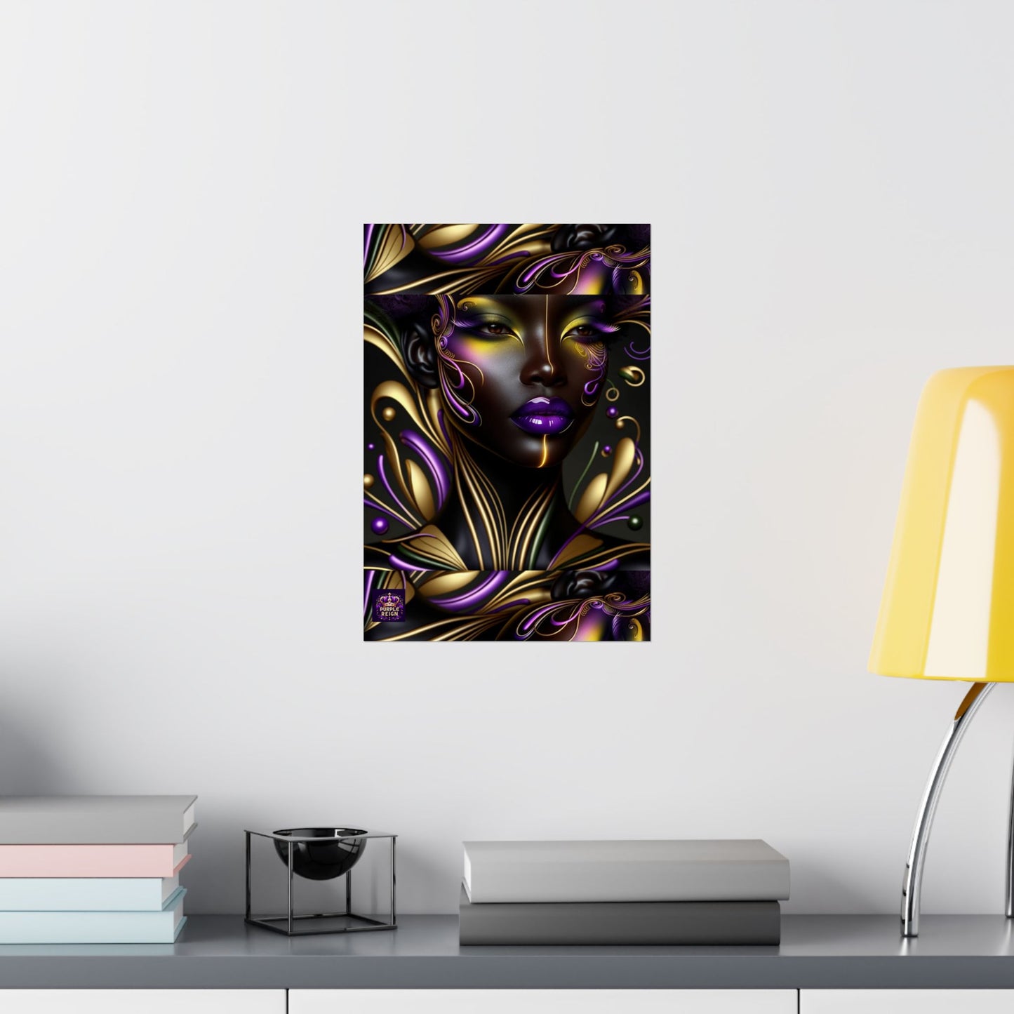 Purrple Reign Matte Vertical Posters #PR7