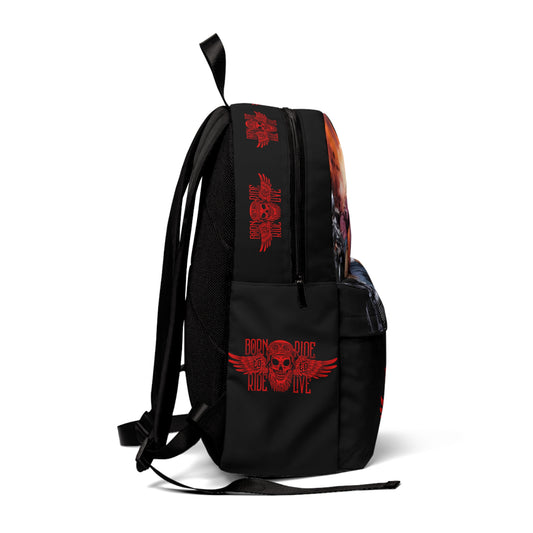 Born To Ride Unisex Classic Backpack #13M