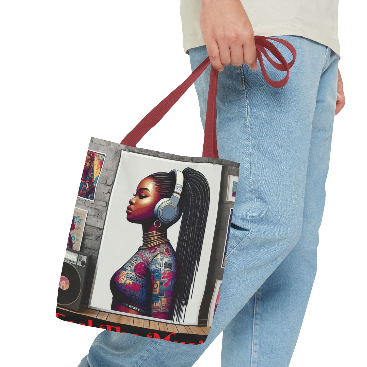 Feel The Music Tote Bag (AOP) #FM3