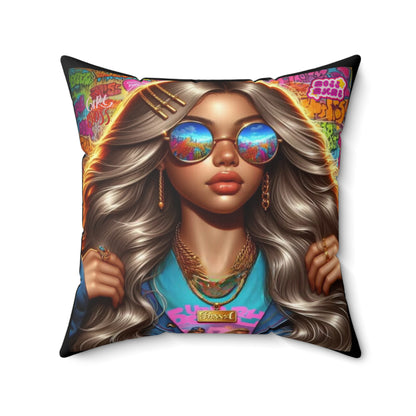 Future Boss Square Pillow #35